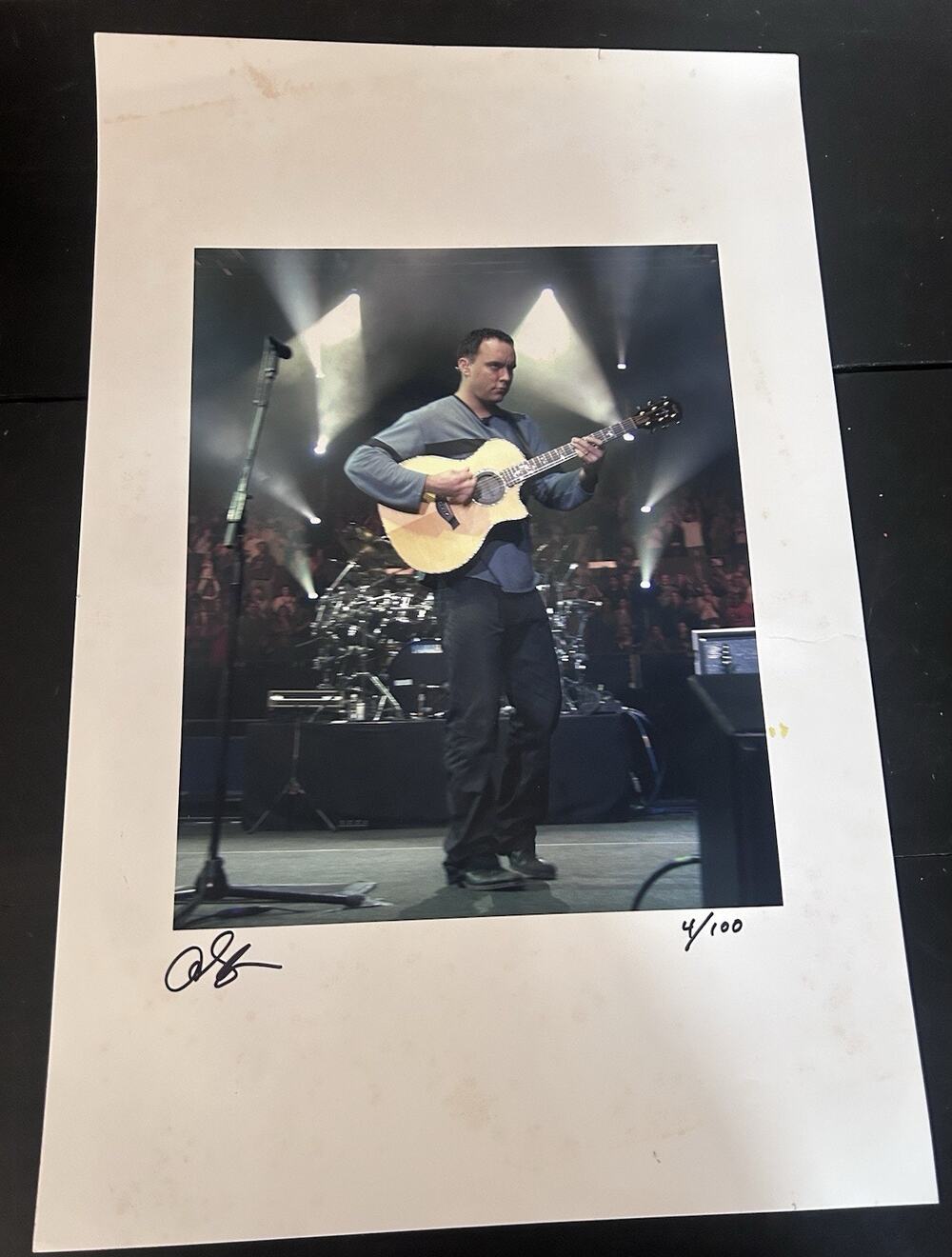 Dave Matthews Band Signed Limited Edition Concert Photo Print 4/100 Autograph #2